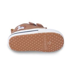 Cute Walk by Babyhug Velcro Closure Booties With Bee Embroidery - Pink