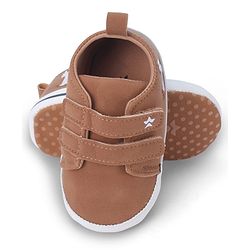 Cute Walk by Babyhug Velcro Closure Booties With Bee Embroidery - Pink