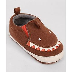Cute Walk by Babyhug Slip On Booties with Shark Design - Navy Blue