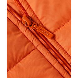Babyhug Woven Sleeveless Solid Color Padded Hooded Jacket - Olive Green