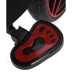 Babyhug Plug & Play Tricycle with Parental Push Handle & Cushion Seat  Red| High Backrest| Non-slip Pedals| Removable Safety Bar| Foldable Footrest| Puncture Proof Wheels