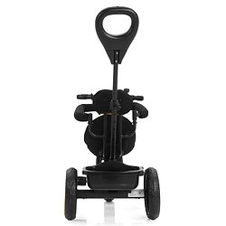 Babyhug Toddler Tricycle with Parental Push Handle, Cushioned Seat, Removable Safety Bar & Foldable Footrest  Plug & Play, Durable EVA Wheels  Yellow
