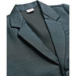 Babyhug Woven Full Sleeves Solid Coloured Blazer - Olive Green