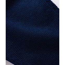 Babyhug Full Length Solid Color Fleece Pant - Navy Blue