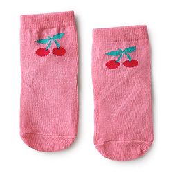 Cute Walk by Babyhug Knit Ankle Length Antibacterial Socks With Floral & Animal Design Pack Of 5 - Multicolour
