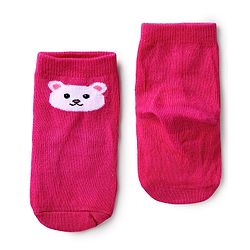 Cute Walk by Babyhug Knit Ankle Length Antibacterial Socks With Floral & Animal Design Pack Of 5 - Multicolour
