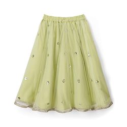 Babyhug Woven Sleeveless Choli Lehenga & Dupatta Set With Sequin Detailing - Green