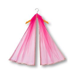Babyhug Woven Sleeveless Choli Lehenga & Dupatta Set With Foil Print - Fuschia