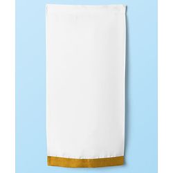 Babyhug Rayon Half Sleeves Solid Color Mundu Set - Yellow
