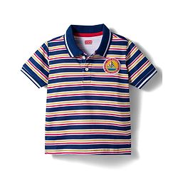 Babyhug Single Jersey Knit Half Sleeves T-Shirt & Shorts Set With Stripes & Text Patch - Red