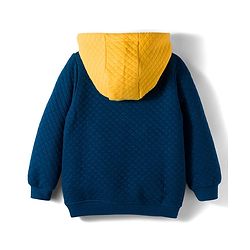 Babyhug Cotton Knit Full Sleeves Hooded Sweatshirt With Adventure Print & Tiger Patch - Multicolor
