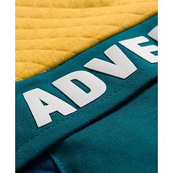 Babyhug Cotton Knit Full Sleeves Hooded Sweatshirt With Adventure Print & Tiger Patch - Multicolor