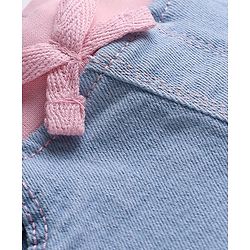 Babyhug Cotton Denim Full Length Washed Jeans With Stretch - Navy Blue