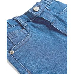 Babyhug Denim Full Length Wahsed Jeans With Stretch - Navy Blue