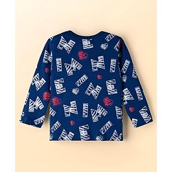 Babyhug Disney Interlock Knit Full Sleeves Jhablas With Minnie Mouse Print Pack Of 3 - Navy Blue Red & White
