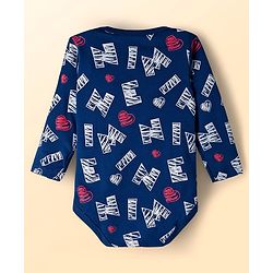 Babyhug Disney Inyterlock Knit Full Sleeve Onesies with  Minnie Mouse Graphics Pack of 3 - Red White & Blue
