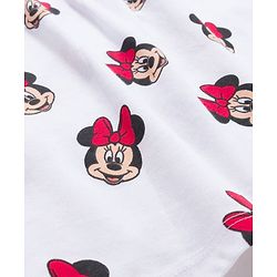 Babyhug Disney Single Jersey Knit Full Sleeves Frock With Minnie Mouse Print Pack Of 2 - Navy Blue & White
