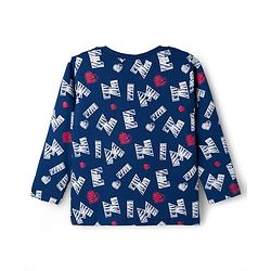 Babyhug Disney Single Jersey Knit Full Sleeves T-Shirts with Minnie Mouse Graphic Pack of 3 - Red Navy Blue & White
