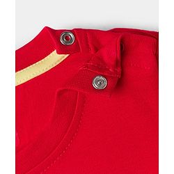 Babyhug Disney Single Jersey Knit Full Sleeves T-Shirts with Minnie Mouse Graphic Pack of 3 - Red Navy Blue & White