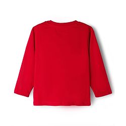 Babyhug Disney Single Jersey Knit Full Sleeves T-Shirts with Minnie Mouse Graphic Pack of 3 - Red Navy Blue & White