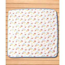 Babyhug Disney 100% Cotton Muslin 3 Layered Baby Blanket Winnie The Pooh Print| Soft Breathable Fabric| Gentle of Baby Skin| Comfortable Warm & Soothing| Machine washable| New Born Gifting Option