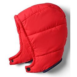 Babyhug Woven Full Sleeves Hooded Padded Jacket With Color Block Design & Detachable Hoodie - Multicolor