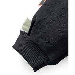 Babyhug French Terry Full Length Lounge Pants with Pocket & Camouflage Print - Black