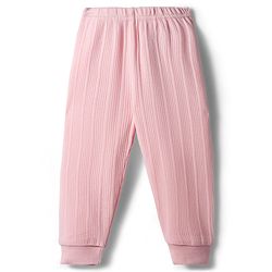 Babyhug Knit Full Sleeves Solid Thermal Set - Pink