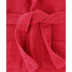 Babyhug Terry Knit Full Sleeves Hooded Animal Applique Patch - Red