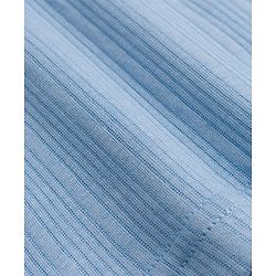Babyhug Knit Full Sleeves Solid Color Pullover & Front Open Thermal Inner Wear Pack of 2 - Light Blue