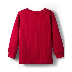 Babyhug Knit Full Length Solid Color Thermal Vests Pack of 2 - Red