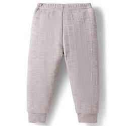 Babyhug Knit Full Sleeves Solid Colour Thermal Inner Wear - Light Grey