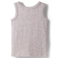 Babyhug Knit Full Sleeves Solid Colour Thermal Inner Wear - Light Grey