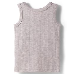 Babyhug Knit Full Sleeves Solid Colour Thermal Inner Wear - Light Grey