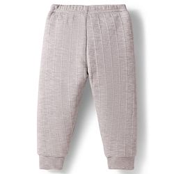 Babyhug Knit Full Sleeves Solid Colour Thermal Inner Wear - Light Grey