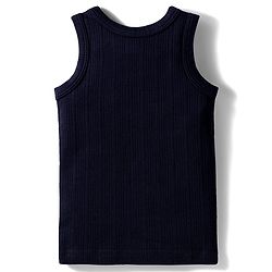 Babyhug Knit Full Sleeves Solid Color Pullover Thermal Inner Wear Set - Navy Blue