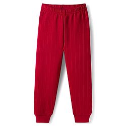 Babyhug Knit Solid Coloured Thermal Set With Vest - Red
