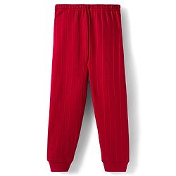 Babyhug Knit Solid Coloured Thermal Set With Vest - Red