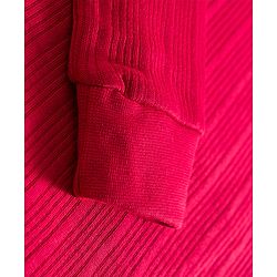 Babyhug Knit Solid Coloured Thermal Set With Vest - Red