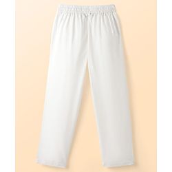 Babyhug Cotton Woven Full Sleeves Embroidered Kurta Pajama Set - Light Green