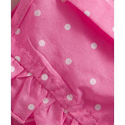 Babyhug 100% Cotton Cambric Woven Cap With Floral Print White Light Blue & Pink Pack Of 3 - Diameter 16.5 cm