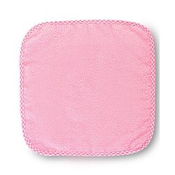 Babyhug Cotton Terry Knit Solid Color Wash Cloths Pack of 6 L 23.5 x B 23 cm - Multicolour