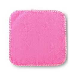 Babyhug Cotton Terry Knit Solid Color Wash Cloths Pack of 6 L 23.5 x B 23 cm - Multicolour