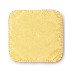 Babyhug Cotton Terry Knit Solid Color Wash Cloths Pack of 6 L 23.5 x B 23 cm - Multicolour