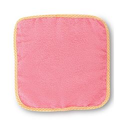 Babyhug Cotton Terry Knit Solid Color Wash Cloths Pack of 6 L 23.5 x B 23 cm - Multicolour