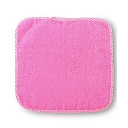Babyhug Cotton Terry Knit Solid Color Wash Cloths Pack of 6 L 23.5 x B 23 cm - Multicolour