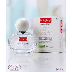 Babyhug Essential Baby Perfume Innocent Essence Dermatologist Tested, Alcohol Free, Unisex perfume with long lasting fragrance - 50 ml