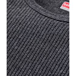 Babyhug Cotton Knit Full Sleeves Thermal Inner Wear Pullover Front Open Pack of 2 - Charcoal Grey