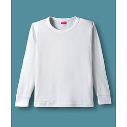 Babyhug Knit Solid Coloured Pullover & Front open Thermal   Vests Pack Of 2 - Offwhite