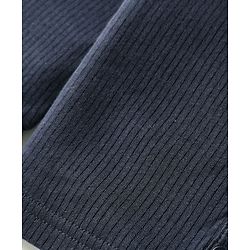 Babyhug Cotton Knit Full Sleeves Solid Colour Thermal Inner Wear Pack Of 2 - Navy Blue